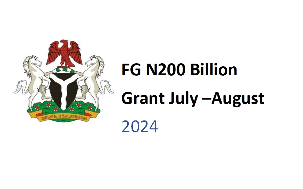 Nigerian government announces N200 billion fund to support small businesses in July-August 2024.