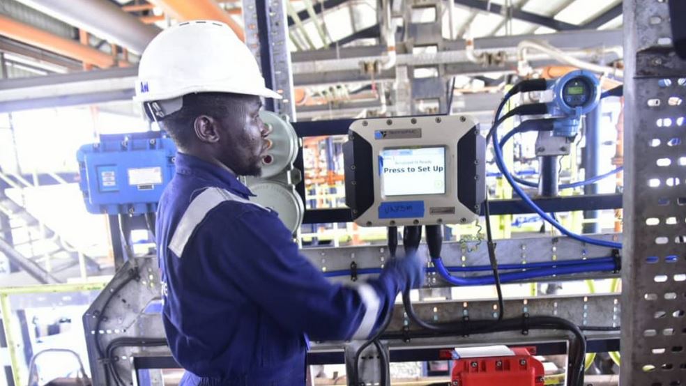 Trucks loaded with petrol at Dangote Refinery, ready for nationwide distribution.