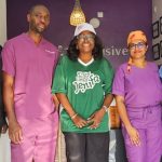 Funke Akindele and Exclusive Smile team celebrate their partnership to promote Nigerian healthcare with a focus on dental care.